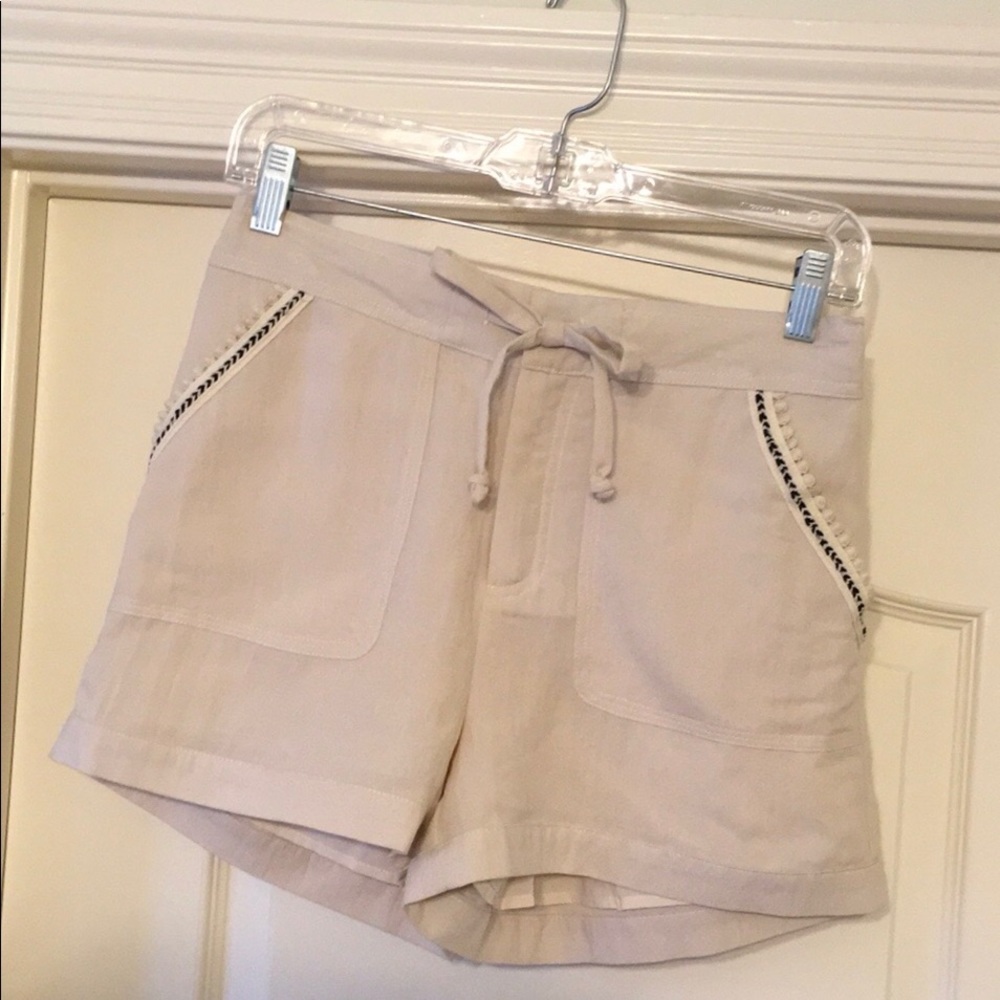 Skies Are Blue Paper Bag Waist Shorts NWT Sz S